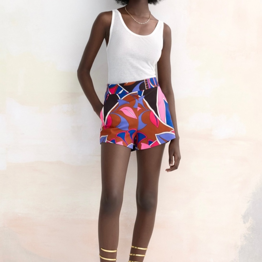 Zara printed shorts 2954/211